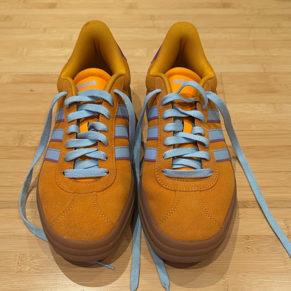 adidas Shoes - Adidas Vibrant Orange platform sneakers